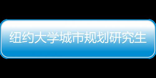 纽约大学城市规划研究生申请条件